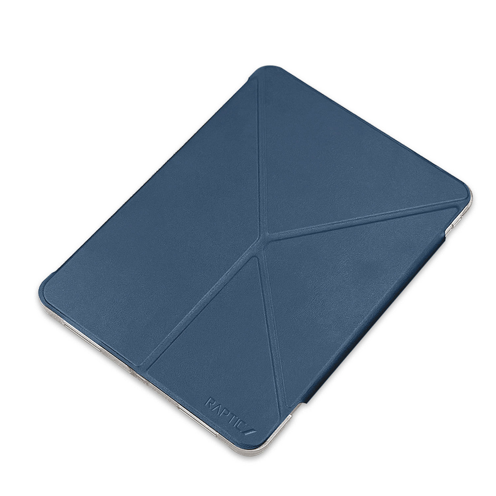 Apple iPad Pro 11 2024 Uyumlu Raptic Clear Folio Airbagli Şeffaf Kapaklı Katlanabilir Standlı Kılıf - 17