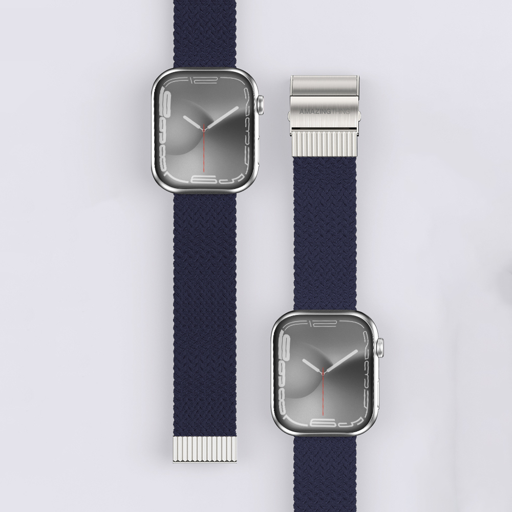 Apple Watch 38mm Uyumlu Amazingthing Titan Weave 2 Sport Örgü Kordon - 1
