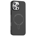 Apple iPhone 16 Pro Uyumlu Kılıf M-Safe Şarj Özellikli Kamera Korumalı Zore Elio Sert PC Kapak - 1