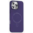 Apple iPhone 16 Pro Uyumlu Kılıf M-Safe Şarj Özellikli Kamera Korumalı Zore Elio Sert PC Kapak - 1