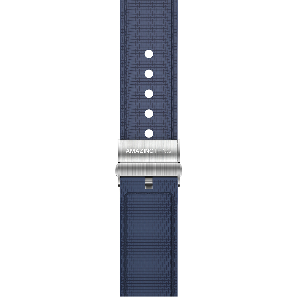 Apple Watch 10 46mm Amazingthing Titan Swift Deri Dokulu Silikon Kordon - 5