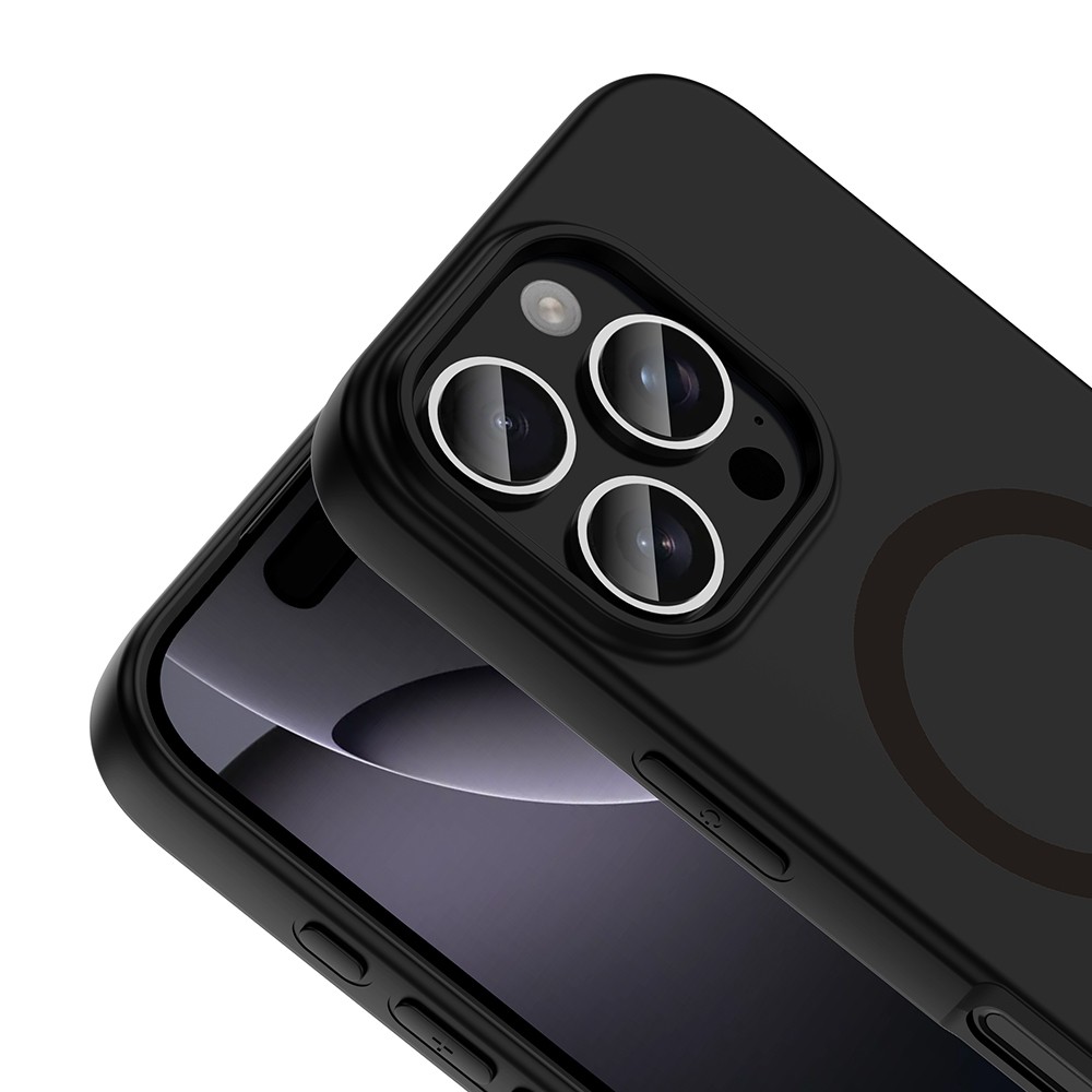 Apple iPhone 16 Pro Uyumlu Kılıf M-Safe Şarj Özellikli Zore Aris Silikon Kapak - 1