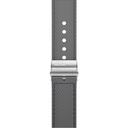 Apple Watch 10 46mm Amazingthing Titan Swift Deri Dokulu Silikon Kordon - 17