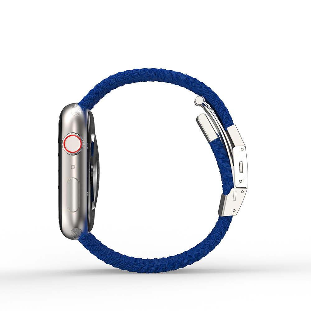 Apple Watch 7 41mm Uyumlu Amazingthing Titan Weave Örgü Sport Kordon - 11