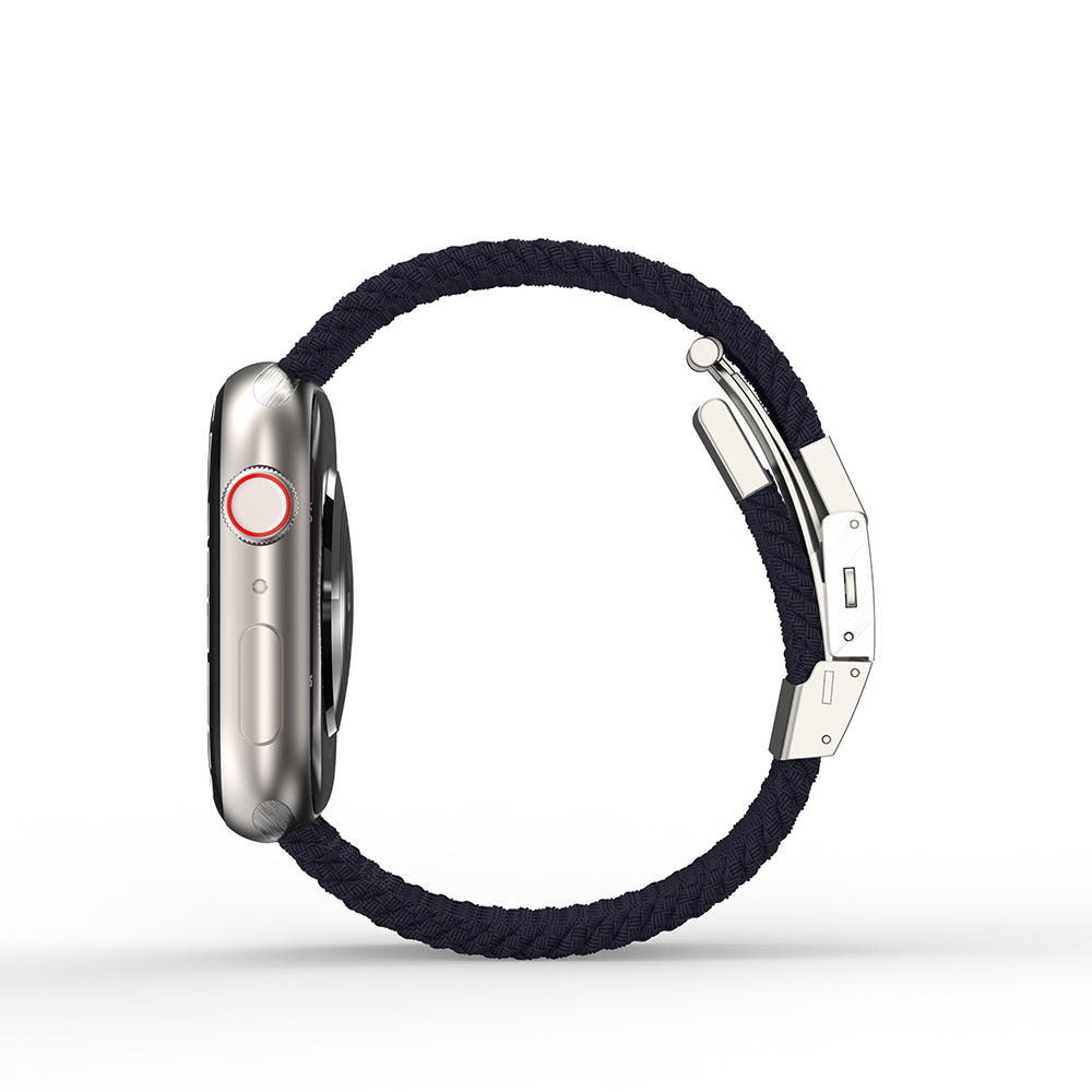 Apple Watch 7 41mm Uyumlu Amazingthing Titan Weave Örgü Sport Kordon - 15