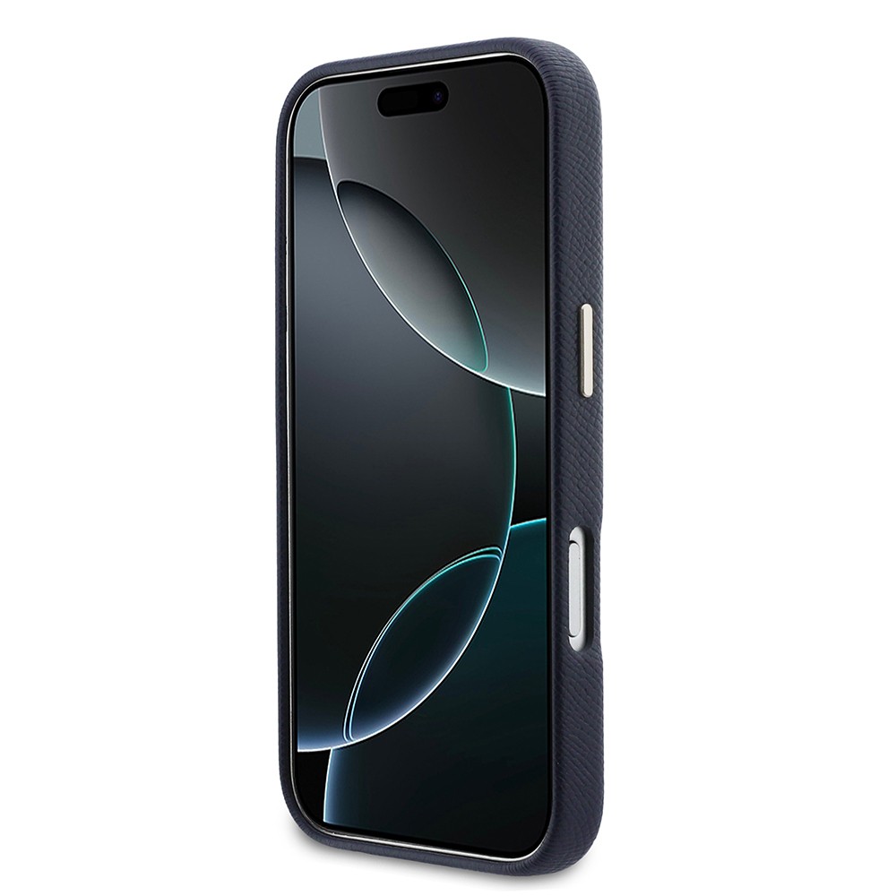 Apple iPhone 17 Pro Max Uyumlu Kılıf Guess Orjinal Lisanslı 4G Büyük Metal Kamera Çerçeveli PU Deri Resin Kapak - 4