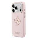 Apple iPhone 17 Pro Max Uyumlu Kılıf Guess Orjinal Lisanslı 4G Büyük Metal Kamera Çerçeveli PU Deri Resin Kapak - 1