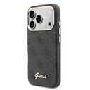 Apple iPhone 17 Pro Max Uyumlu Kılıf Guess Orjinal Lisanslı M-safe Şarj Özellikli Script Yazı Logolu 4G Desenli Kapak - 1