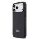 Apple iPhone 17 Pro Max Uyumlu Kılıf Lacoste Orjinal Lisanslı M-safe Şarj Özellikli PU Pike Desenli Metal Logolu Kapak - 1