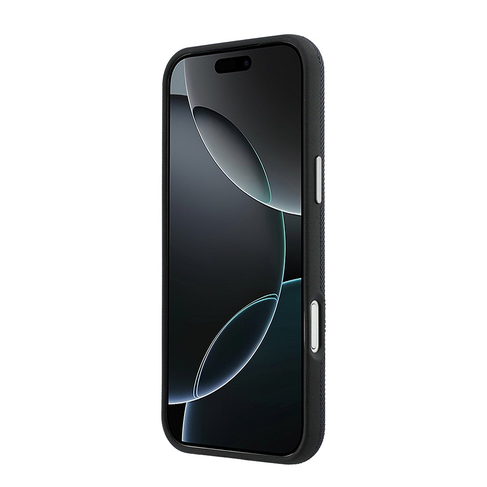 Apple iPhone 17 Pro Max Uyumlu Kılıf Lacoste Orjinal Lisanslı M-Safe Şarj Özellikli PVC Yarı Pike Desenli Arka Yüzey İkonik Timsah Dokuma Logolu Kapak - 4