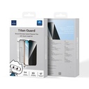 Apple iPhone 16 Pro Max Uyumlu Wiwu GT-021 Titan Guard Serisi Şok Emici Hibrit Polimer Privacy Ekran Koruyucu Film + Kolay Uygulama Aparatı - 5