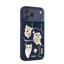 Apple iPhone 17 Pro Max Uyumlu Kılıf M-safe Şarj Özellikli 3D Baskılı Tasarım Mutural The Cat Serisi Kapak - 1