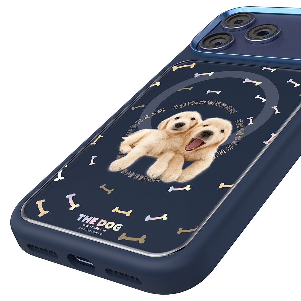 Apple iPhone 17 Pro Max Uyumlu Kılıf M-safe Şarj Özellikli 3D Baskılı Tasarım Mutural The Dog Serisi Kapak - 5