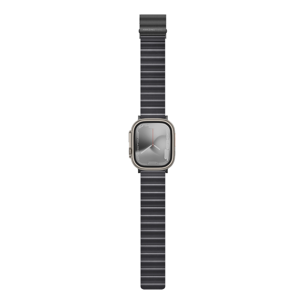 Apple Watch Serisi Uyumlu Amazing Thing Glamour Sense Deri Kordon - 2