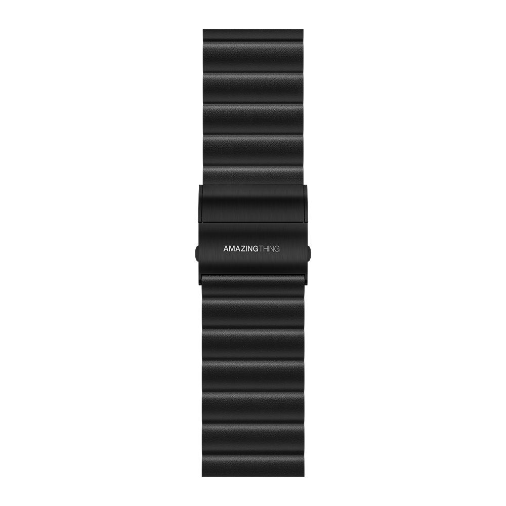 Apple Watch Serisi Uyumlu Amazing Thing Glamour Sense Deri Kordon - 3