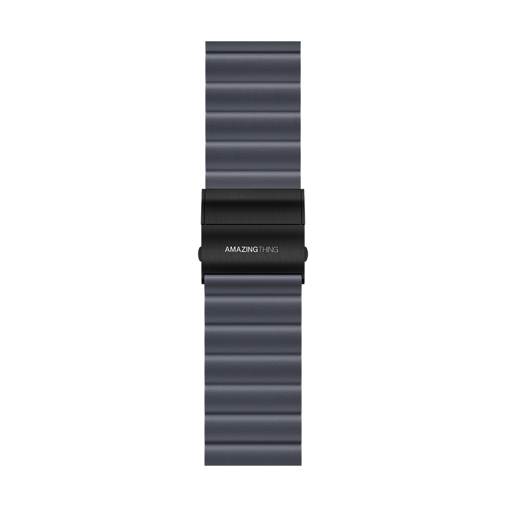 Apple Watch Serisi Uyumlu Amazing Thing Glamour Sense Deri Kordon - 8