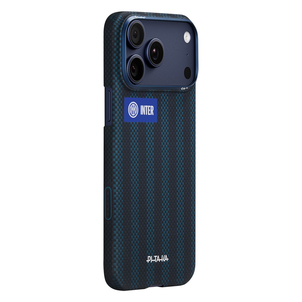 Apple iPhone 17 Pro Max Uyumlu Kılıf M-safe Şarj Özellikli Aramid Fiber Pitaka İnternazionale Milano Serisi Kapak - 1