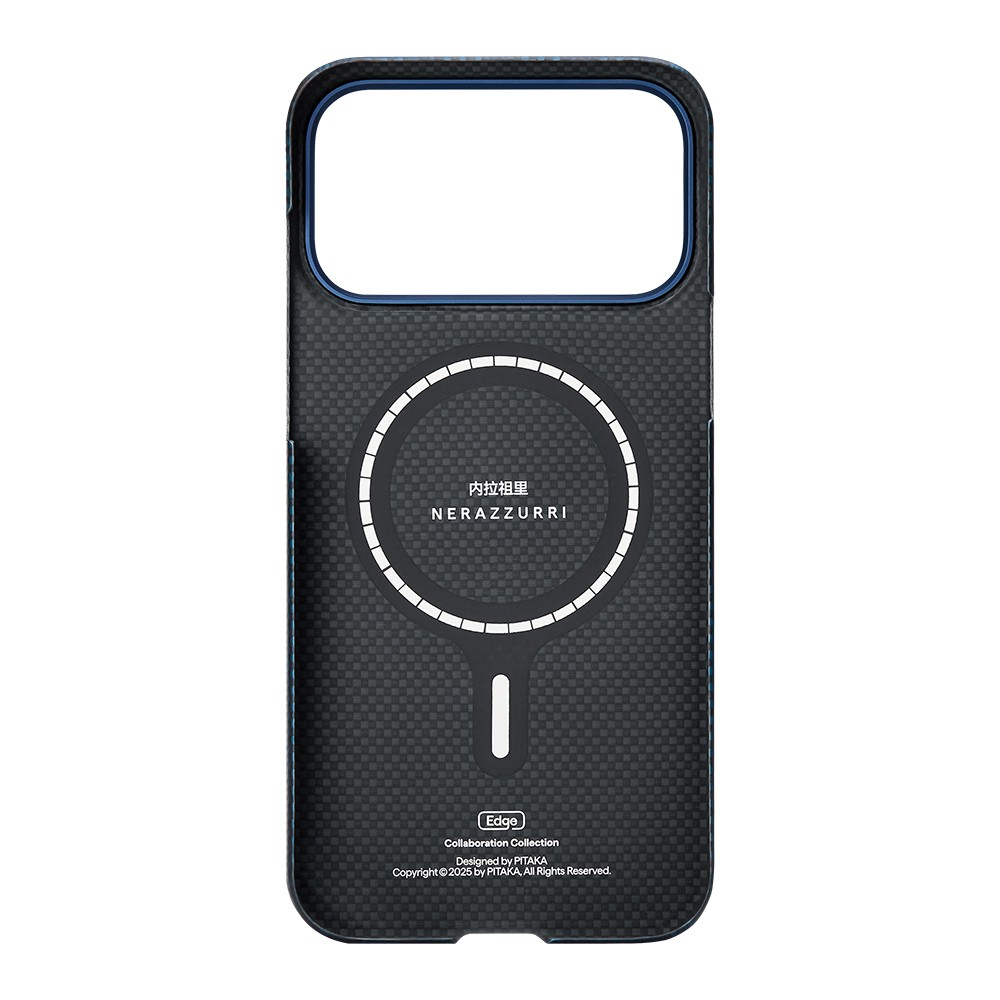 Apple iPhone 17 Pro Max Uyumlu Kılıf M-safe Şarj Özellikli Aramid Fiber Pitaka İnternazionale Milano Serisi Kapak - 2
