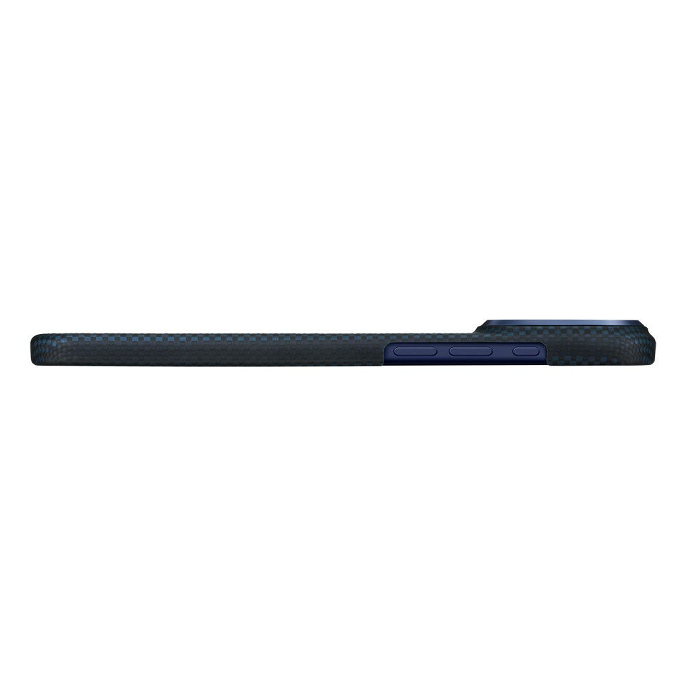 Apple iPhone 17 Pro Max Uyumlu Kılıf M-safe Şarj Özellikli Aramid Fiber Pitaka İnternazionale Milano Serisi Kapak - 4
