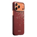 Apple iPhone 17 Pro Max Uyumlu Kılıf M-safe Şarj Özellikli Aramid Fiber Pitaka Sakura Hours Serisi Kapak - 2