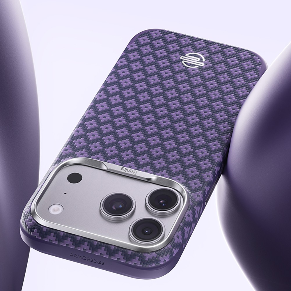 Apple iPhone 17 Pro Max Uyumlu Kılıf M-Safe Şarj Özellikli Benks ArmorPro ArmorEdge X9 Serisi Kevlar Kapak - 6