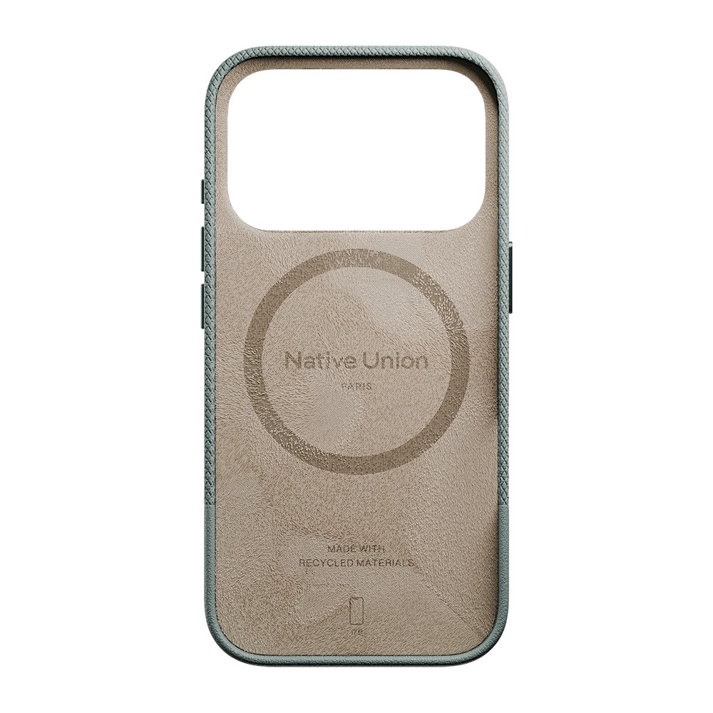 Apple iPhone 17 Pro Max Uyumlu Kılıf M-safe Şarj Özellikli Deri Dokulu Native Union RE Classic Serisi Kapak - 6