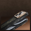 Apple iPhone 17 Pro Max Uyumlu Kılıf M-safe Şarj Özellikli Karbon Fiber Tasarımlı Benks Knight ArmorPro Kevlar Kapak - 4
