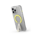 Apple iPhone 16 Pro Uyumlu Kılıf Magsafe Şarj Özellikli 360° Dönebilen Standlı Skinarma Helix Kapak - 11