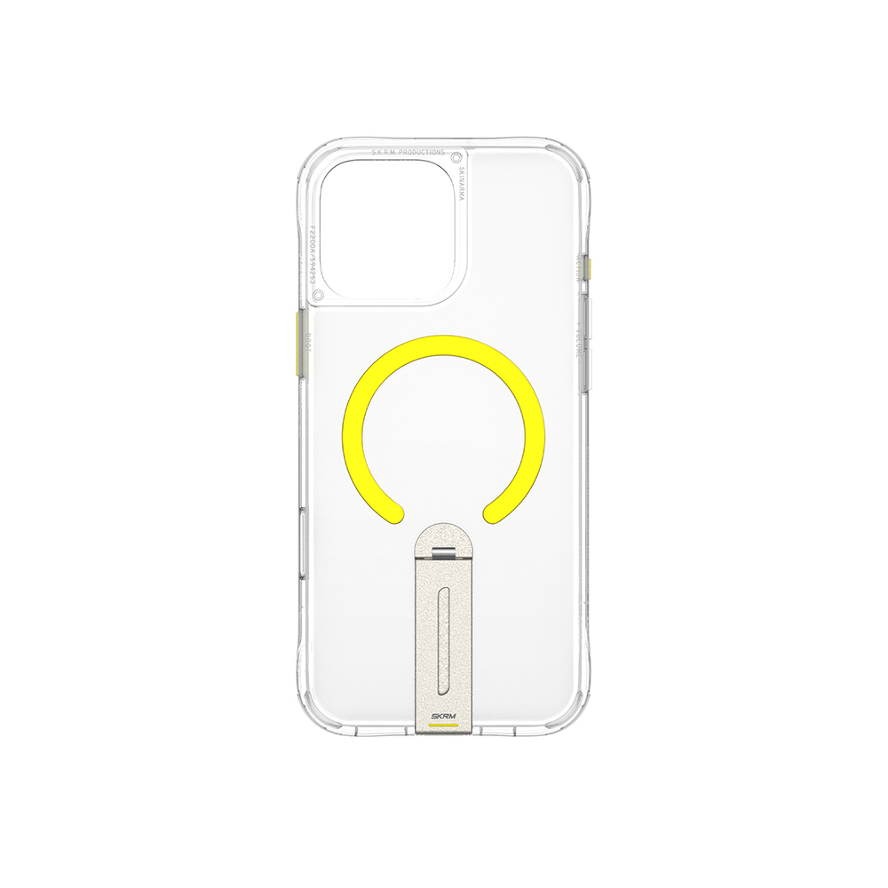 Apple iPhone 16 Pro Uyumlu Kılıf Magsafe Şarj Özellikli 360° Dönebilen Standlı Skinarma Helix Kapak - 12