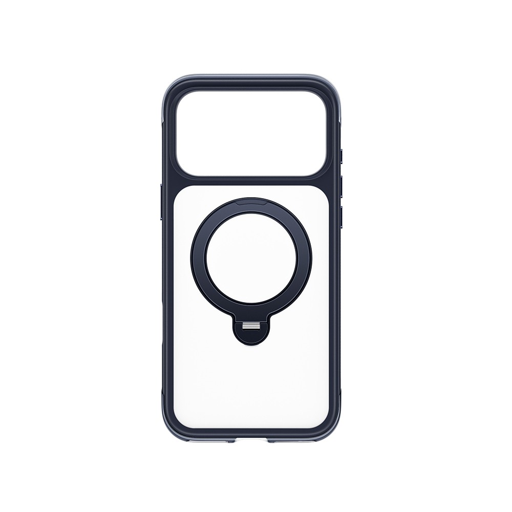 Apple iPhone 17 Pro Max Uyumlu Kılıf Wiwu AS-203 AeroShield Ultra Serisi M-safe Şarj Özellikli Airbag Tasarımlı Standlı Kapak - 3