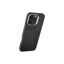 Apple iPhone 16 Pro Uyumlu Kılıf Magsafe Şarj Özellikli 600D Metal Kamera Çerçeveli Raptic Aramid Fiber Croxx Mondrian Serisi Kapak - 3
