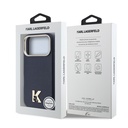 Apple iPhone 17 Pro Uyumlu Kılıf Karl Lagerfeld Orjinal Lisanslı M-safe Şarj Özellikli Gold Kamera Çerçeveli KHEAD Metal Logolu PU Deri Kapak - 7