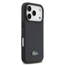 Apple iPhone 17 Pro Uyumlu Kılıf Lacoste Orjinal Lisanslı M-safe Şarj Özellikli PU Pike Desenli Metal Logolu Kapak - 3