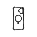Apple iPhone 16 Uyumlu Kılıf Magsafe Şarj Özellikli Raptic Dual Serisi Şeffaf Standlı Kapak - 15