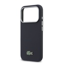 Apple iPhone 17 Pro Uyumlu Kılıf Lacoste Orjinal Lisanslı M-Safe Şarj Özellikli PVC Yarı Pike Desenli Arka Yüzey İkonik Timsah Dokuma Logolu Kapak - 5