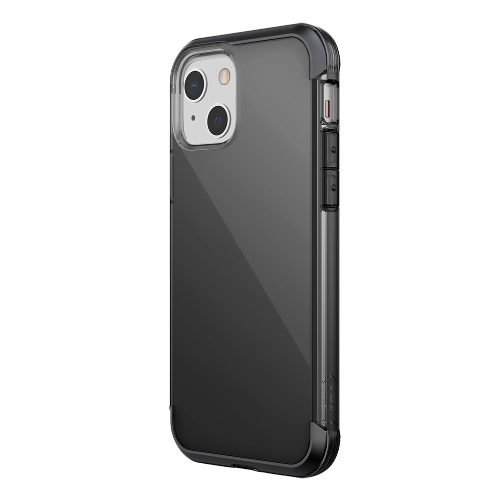 Apple iPhone 13 Uyumlu Kılıf Raptic Air Serisi Airbag Tasarımlı Metal Köşelikli Şeffaf Kapak - 2