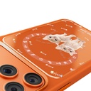 Apple iPhone 17 Pro Uyumlu Kılıf M-safe Şarj Özellikli 3D Baskılı Tasarım Mutural The Cat Serisi Kapak - 4
