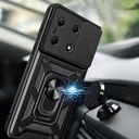 Infinix Note 30 Uyumlu VIP Kılıf Magnetik Standlı Kamera Korumalı Zore Sürgülü Vega Kapak - 2