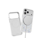 Apple iPhone 17 Pro Uyumlu Kılıf M-safe Şarj Özellikli Çiçek Tasarımlı Mutural Flower Serisi Kapak - 3