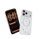 Apple iPhone 17 Pro Uyumlu Kılıf M-safe Şarj Özellikli Çiçek Tasarımlı Mutural Flower Serisi Kapak - 7