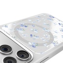 Apple iPhone 17 Pro Uyumlu Kılıf M-safe Şarj Özellikli Çiçek Tasarımlı Mutural Flower Serisi Kapak - 8