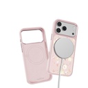 Apple iPhone 17 Pro Uyumlu Kılıf M-safe Şarj Özellikli Çiçek Tasarımlı Mutural Flower Serisi Kapak - 3