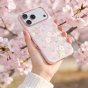 Apple iPhone 17 Pro Uyumlu Kılıf M-safe Şarj Özellikli Çiçek Tasarımlı Mutural Flower Serisi Kapak - 9