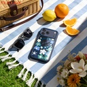 Apple iPhone 17 Pro Uyumlu Kılıf M-safe Şarj Özellikli Çiçek Tasarımlı Mutural Flower Serisi Kapak - 9
