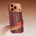 Apple iPhone 17 Pro Uyumlu Kılıf M-safe Şarj Özellikli Karbon Fiber Tasarımlı Benks Knight ArmorPro Kevlar Kapak - 7