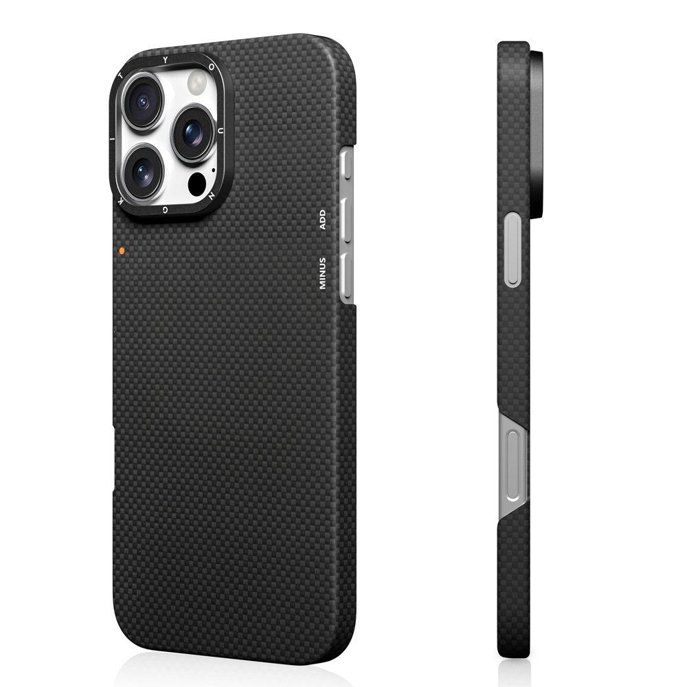 Apple iPhone 16 Pro Uyumlu Kılıf Magsafe Şarj Özellikli Aramid Fiber Tasarımlı Youngkit 1500D Kevlar Extreme Wing Serisi Kapak - 2