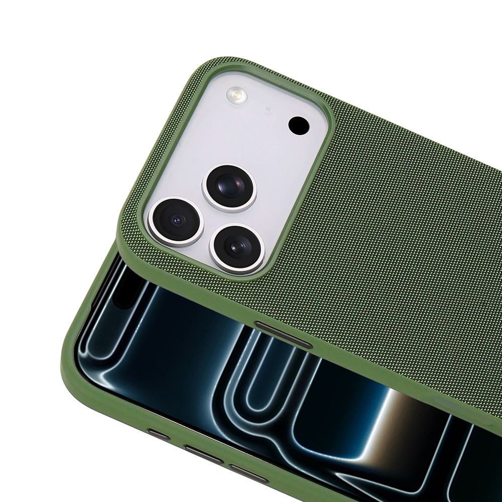 Apple iPhone 17 Pro Uyumlu Kılıf M-Safe Şarj Özellikli Kumaş Tasarımlı Zore Miami Sert PC Kapak - 2