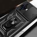 Huawei Nova Uyumlu 12S Kılıf Magnetik Standlı Kamera Korumalı Zore Sürgülü Vega Kapak - 8