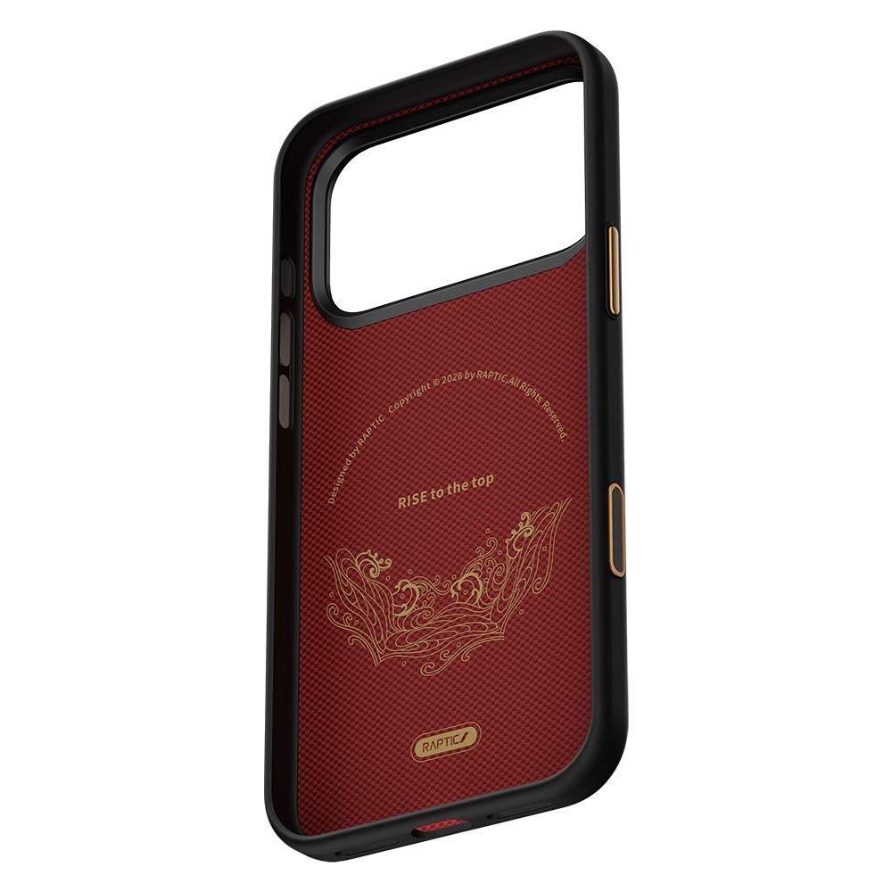 Apple iPhone 17 Pro Uyumlu Kılıf M-safe Şarj Özellikli Raptic Aramid Dual Rise Serisi Kapak - 4