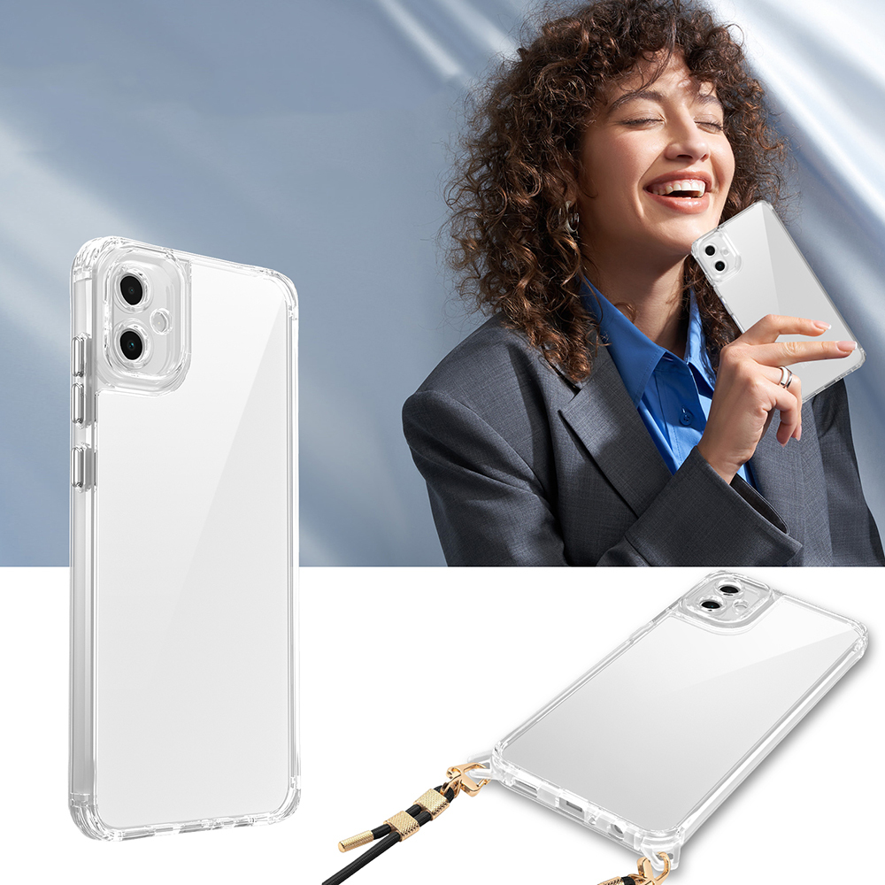 Samsung Galaxy A06 Uyumlu Kılıf Airbagli Takılabilir Askı Aparatlı Zore Snap Silikon Kapak - 7